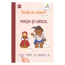 Masa si Ursul. Invat sa citesc de mic