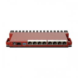 Router MIKROTIK L009UIGS-RM, 8x LAN, PoE, Red