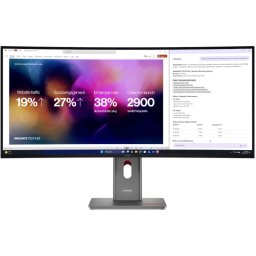 Monitor Curbat LED LENOVO ThinkVision P40WD-40 64B4XAT1EU, 39.7" WUHD, 120 Hz, 4 ms, Eclipse Black