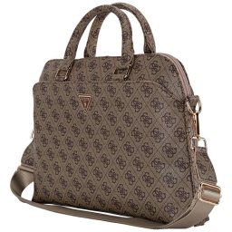 Geanta pentru Laptop 15", Unisex, Ajustabila - Guess 4G Triangle Logo (GUCB15P4DPTW) - Brown