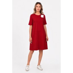 Rochie Dama, Eranthe, A-Line, cu Pictura Realizata Manual V397