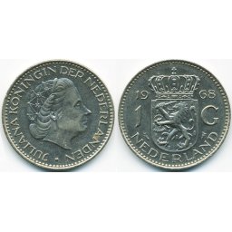 Olanda 1969 - 1 gulden, circulata