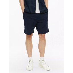 s.Oliver Pantaloni scurti barbati, din bumbac, Relaxed fit, Straight leg, Detroit, Bleumarin inchis (SELECTATI MARIMEA: L)