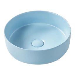 Produs Resigilat Lavoar pentru baie Re-Bloom Gudar, ceramica, 37x37x12 cm, scurgere 35mm, albastru - Verificat A