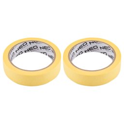 Banda adeziva hartie galbena NEO 25mm x 25m