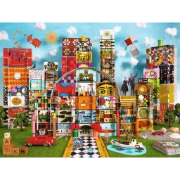 Puzzle eames house of cards fantezie, 1500 piese