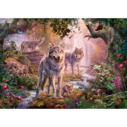 Puzzle haita lupi, 1000 piese