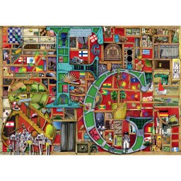Puzzle alfabet colin thompson, 1000 piese