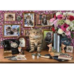Puzzle pisicuta draguta, 1000 piese