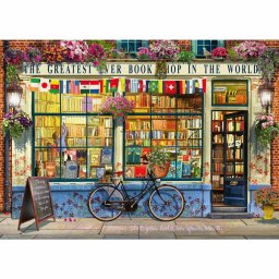 Ravensburger - puzzle librarie grozava 1000 piese design nou