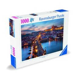 Ravensburger - puzzle praga noaptea 1000 piese design nou
