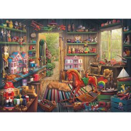 Puzzle incapere cu jucarii, 1000 piese