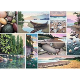 Puzzle colaj coasta de vest, 1000 piese