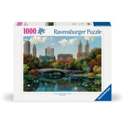 Ravensburger - puzzle podul bow central park new york 1000 piese