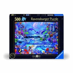 Ravensburger - puzzle animale marine 500 piese straluceste in intuneric design nou