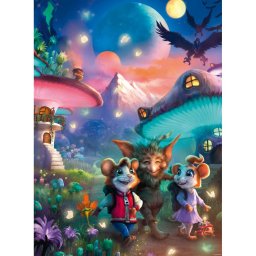 Ravensburger - puzzle orasul ciuperca 100 piese