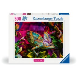 Ravensburger - puzzle animale colorate cameleon 500 piese