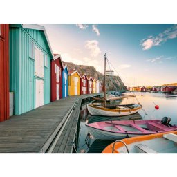Ravensburger - puzzle casute de barci 500 piese