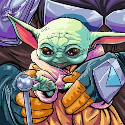 Puzzle baby yoda, 3x49 piese