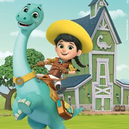 Puzzle dino ranch, 3x49 piese