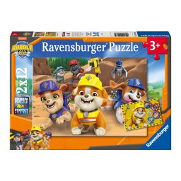 Ravensburger - puzzle rubble si echipa lui 2x12 piese