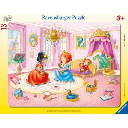 Ravensburger - puzzle tip rama printese si catei 13 piese