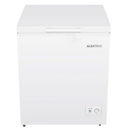 Lada frigorifica Albatros LA117IME, frigider si congelator, Volumul brut 110 l, net 98 l, Clasa E, Fast Freeze, Alb