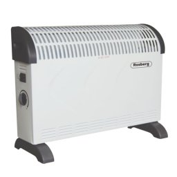 Convector electric Rosberg R51974A, 2000W, 3 trepte, Termostat, Alb