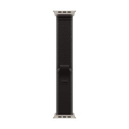 Apple Watch 49mm Black/Charcoal Trail Loop - M/L - Natural Titanium Finish