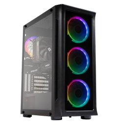 Sistem desktop brand Sistem Desktop PC Gaming Spacer Warlord, i5-12400F, 16GB DDR, 512 GB SSD M.2, RTX 3060 Windforce 12GB, No OS, negru