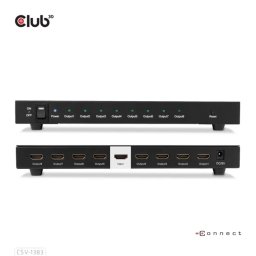 CLUB3D 1 to 8 HDMI Splitter Full 3D and 4K60Hz (600MHz)