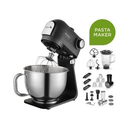 Robot de bucătărie Concept RM8000 cu bol din oțel inoxidabil, 1200 W / 230 V, negru