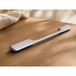 Mâner metalic IFL model W4002 pentru mobilă, finisaj aluminiu, 128/192/320 mm (Distanta dintre gauri: 128 mm)