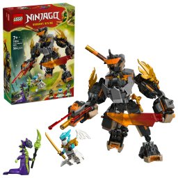 LEGO NINJAGO Robotul de misiune al lui Cole si dragonul Zane, 364 piese