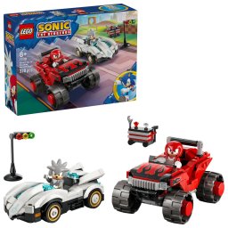 LEGO Sonic The Hedgehog Masina lui Silver vs Camionul gigant al lui Knuckles