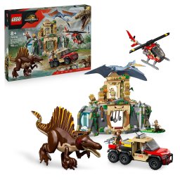 LEGO Jurassic World Misiune aeriana cu Spinosaurus si Quetzalcoatlus 76976