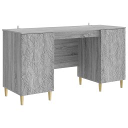 Birou Sonoma gri Lemn prelucrat 142,5 x 50 x 75 cm GartenMobel Dekor