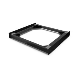 Kit Universal Meliconi Torre Noir de Suprapunere Masina de Spalat si Uscatorul de Rufe Negru
