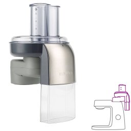 Accesoriu de Feliere / Razuire Kenwood AT 340 pentru Robot de Bucatarie Gri/Argintiu
