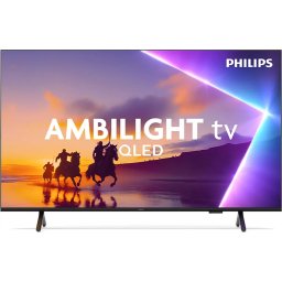 Televizor Philips 75inch 189cm QLED 4K UHD HDR DVB-T2/C/S2 3xHDMI 2xUSB Smart TV Wi-Fi Bluetooth 60Hz Negru