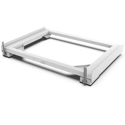 Suport Universal Meliconi Base Move Slim pentru Masina de Spalat si Alte Aparate cu Roti si Frane Alb