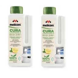 Solutie de Decalcifiere Meliconi pentru Masina de Vase ECO 2-in-1 2x250ml 2x Decalcifieri