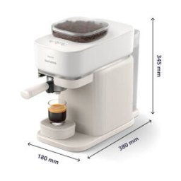 Espressor cafea Philips Baristina BAR300/00, espresso machine, white, 1550 watts