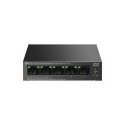 Switch TP-LINK LS105LP, 5 porturi (4 PoE), Black