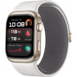 HUAWEI Watch D2 aur alumíniumötvözet toc kompozit curea piele alb