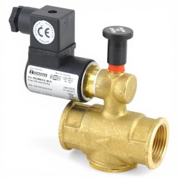 Electrovalva gaz metan, normal deschis (NA), 1, manual reset, IP65, 230V, DN25, Tecnogas M16/RMO,