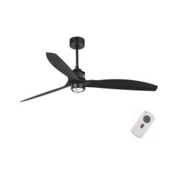 Ventilator LED de tavan FARO 32100-10 JUST FAN LED/17W/230V negru + telecomandă