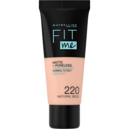 Maybelline FIT ME MATTE Foundation 220 NATURAL BEIG 1 bucata