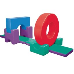 Set de joaca traseu motric cu cerc trufi softplay 8r