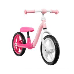 Bicicleta fara pedale, lionelo, alex, usoara, cu ghidon si sa reglabile, greutate 3.3 kg, cu roti din spuma eva, 12 inch, bubblegum